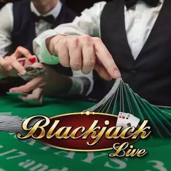 Live Blackjack logo – Table Games by Evolution at Slotexo Casino