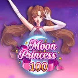 Slots logo of Moon Princess 100 from Play’n GO at Slotexo Casino