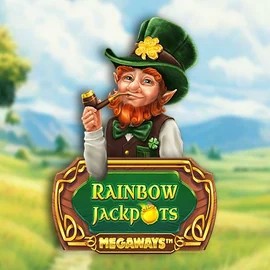 Official Jackpots logo: Rainbow Jackpots Megaways by Red Tiger Gaming at Slotexo Casino