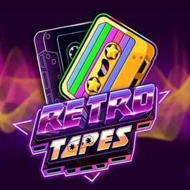 Retro Tapes slot logo by Push Gaming at Slotexo Casino