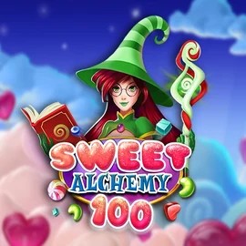 Sweet Alchemy 100 online game logo by Play’n GO on slotexo-casino.org